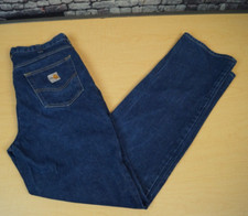 Carhartt FR 280-83 HRC 2 Flame Resistant Blue Jeans Workwear Mens 34 x 36