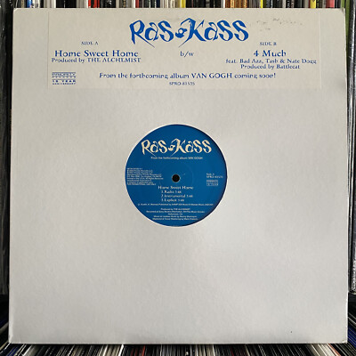 RAS KASS - HOME SWEET HOME / 4 MUCH (12'') 2001!!!  RARE!!!  THE ALCHEMIST + TASH