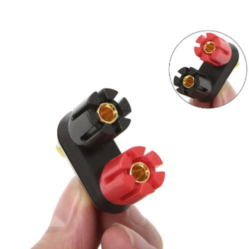 10 Pezzi Amplificatore di Potenza Post Attacco Terminale Altoparlante Doppia Spina Banana 4mm - Foto 7 di 7
