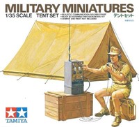 Zeltset (Mit Wehrmacht/Deutsche Afrika Korps Radiooperator) #35074 1/35 Tamiya