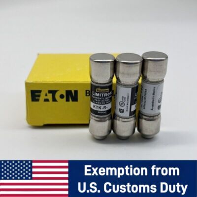 10PCS New Bussmann KTK-R-12 12A 600V KTKR12Fast-Acting Fuse