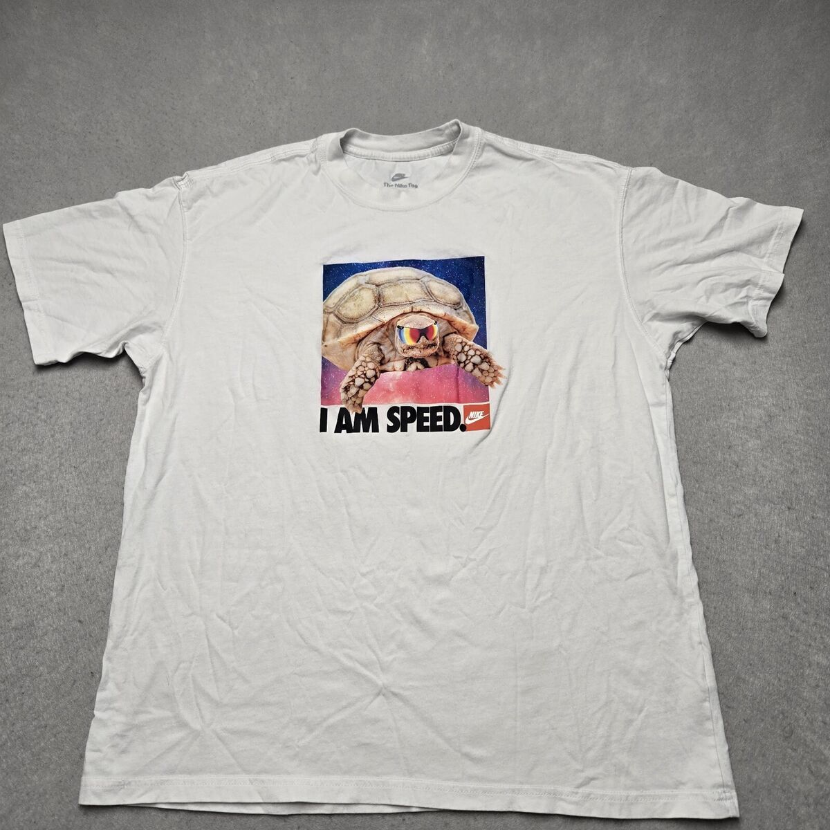 Nike Sportswear Max 90 T-Shirt Tee White I Am Speed Turtle Nike Sportswear Max 90 T-Shirt Tee White I Am Speed Turtle