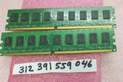 4gb 2X2GB ddr2 800 pc2-6400 240 pin dual channel ecc unbuffered