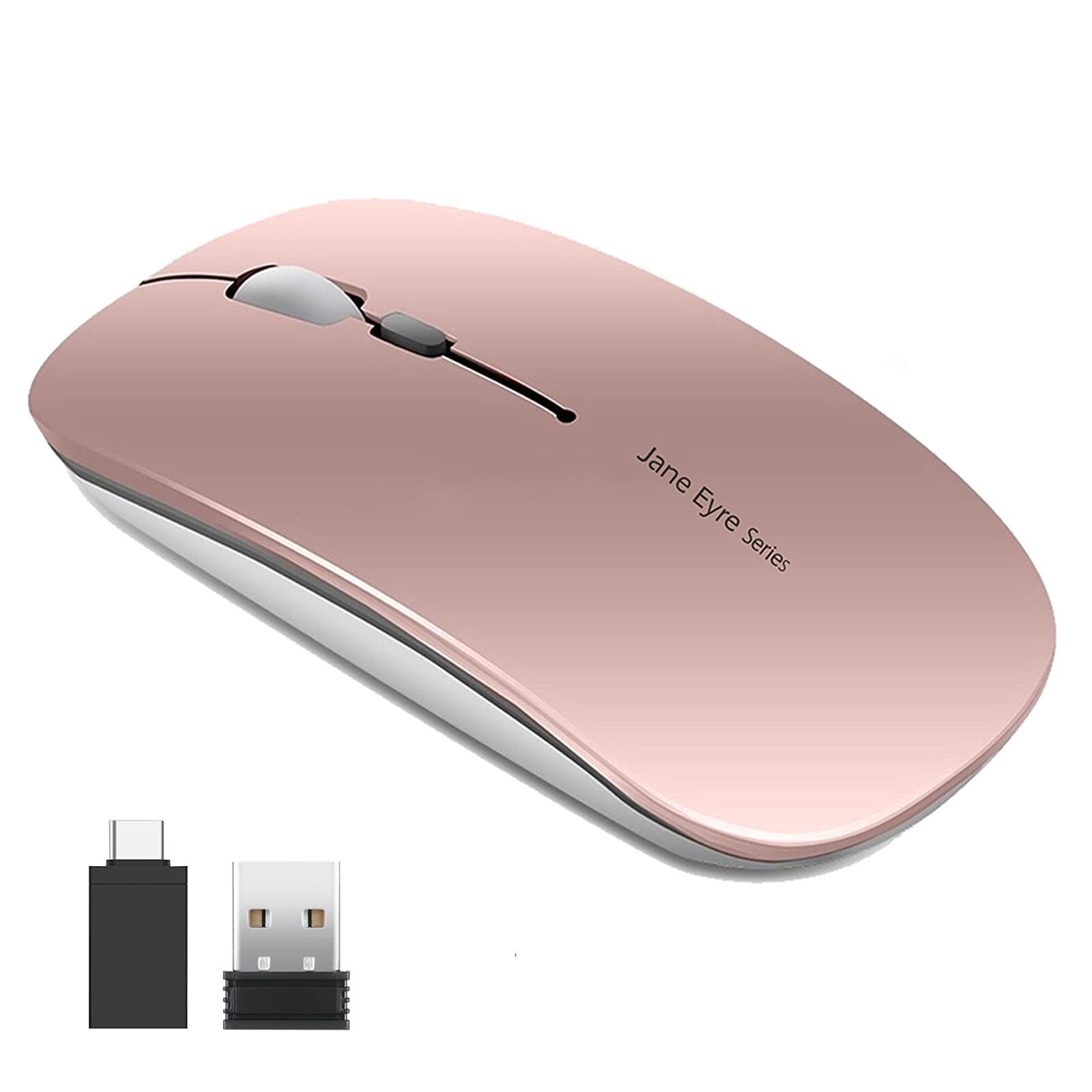 Q5 Slim Rechargeable Wireless Optical Silent Ultra-Thin Mouse 2.4G Portable