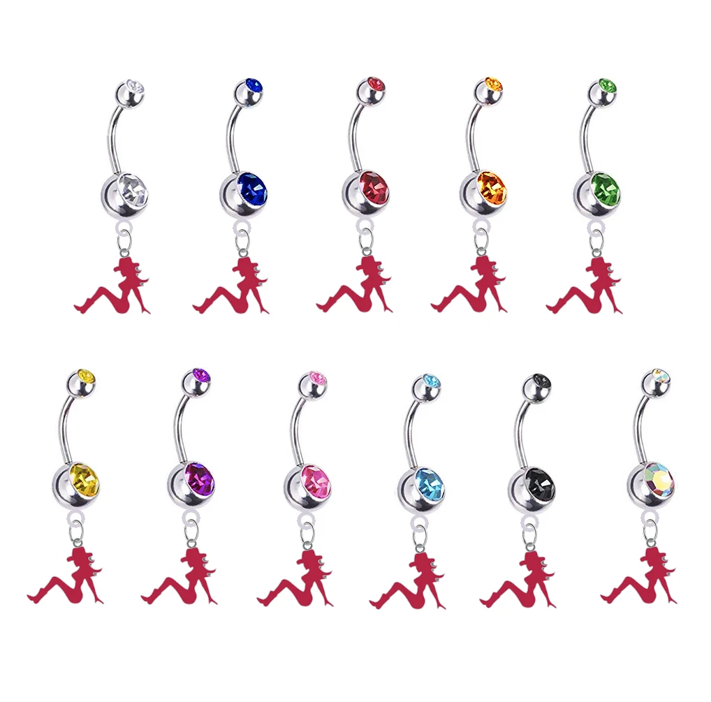 Country belly button deals rings