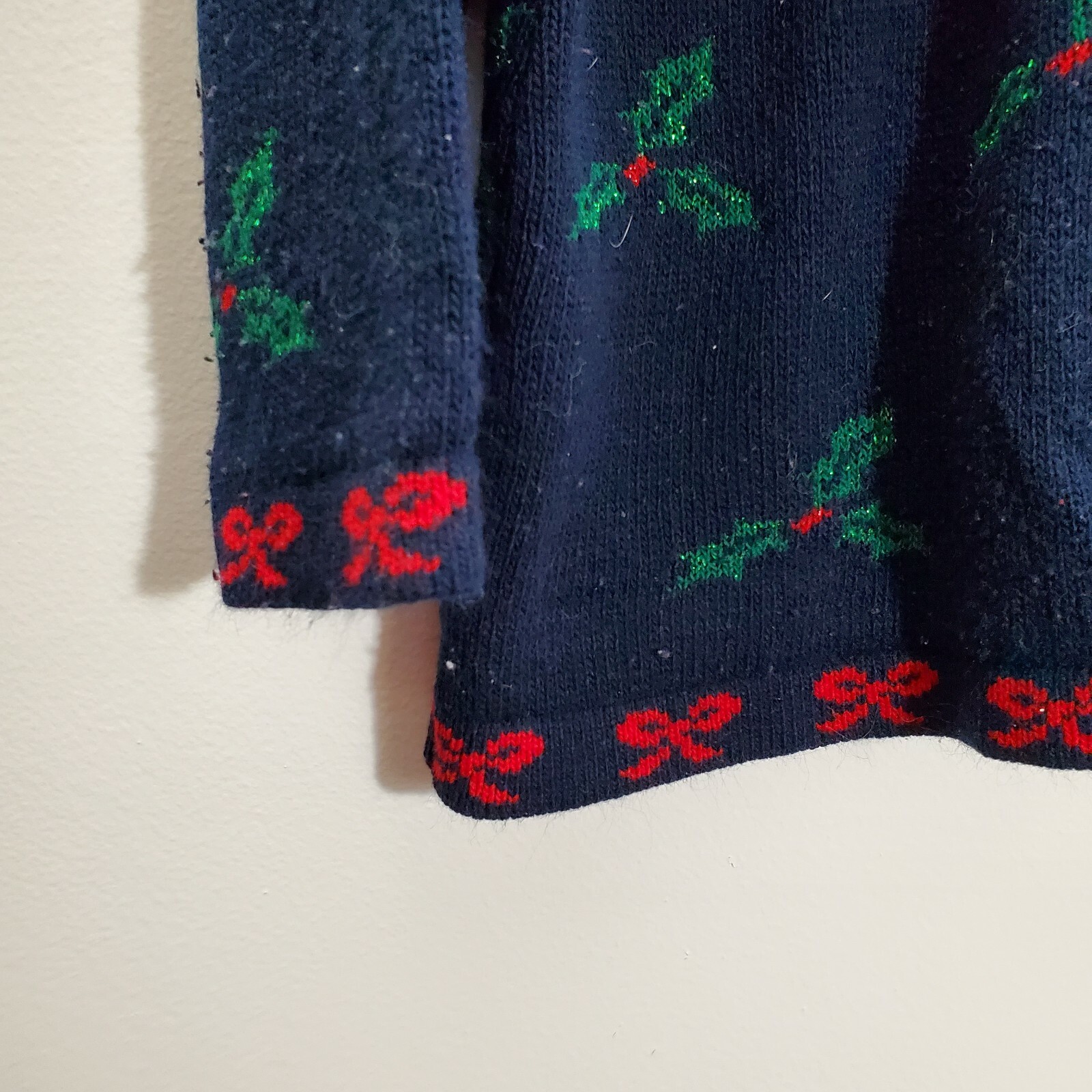 Nutcracker Sweater Pullover Women's Large Red Gre… - image 2