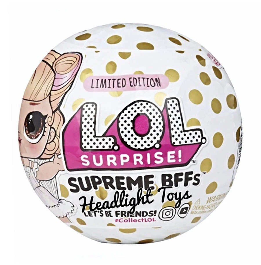 NEW 2 Pack LOL Surprise Supreme BFFs Doll Lace Leather Limited