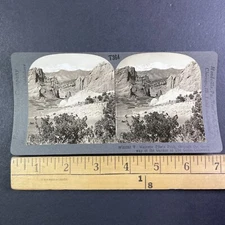 Pike's Peak Garden of the Gods Colorado Stereoview Antique c1920s Y7891