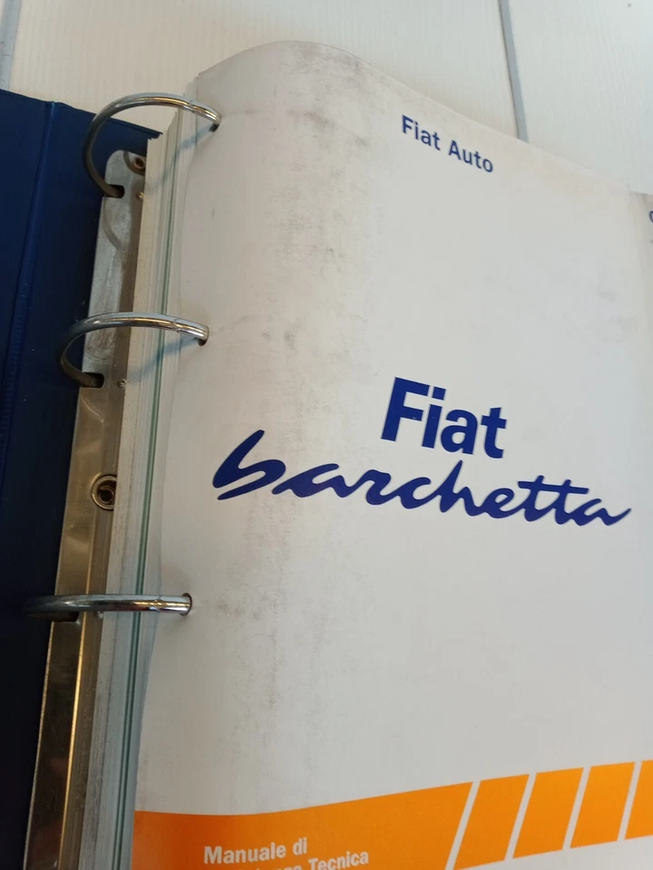 manuale officina originale 1995 Fiat Barchetta - Immagine 3 di 4