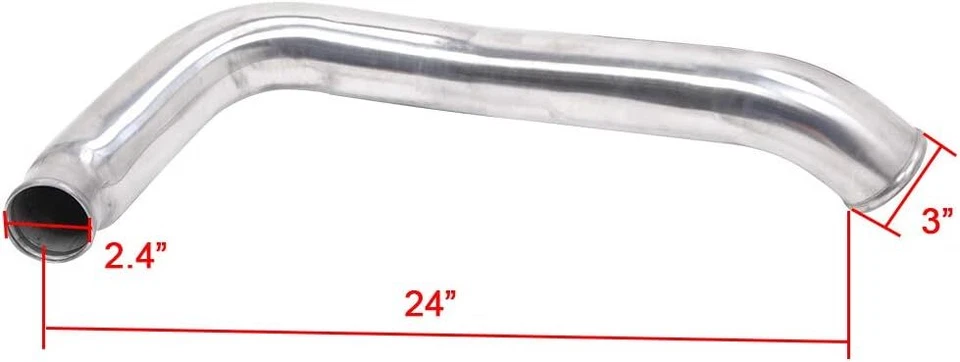 Turbo Intercooler Pipe Kit & Intake Elbow For 2003-07 Ford F250 6.0L Powerstroke - Image 2 of 4