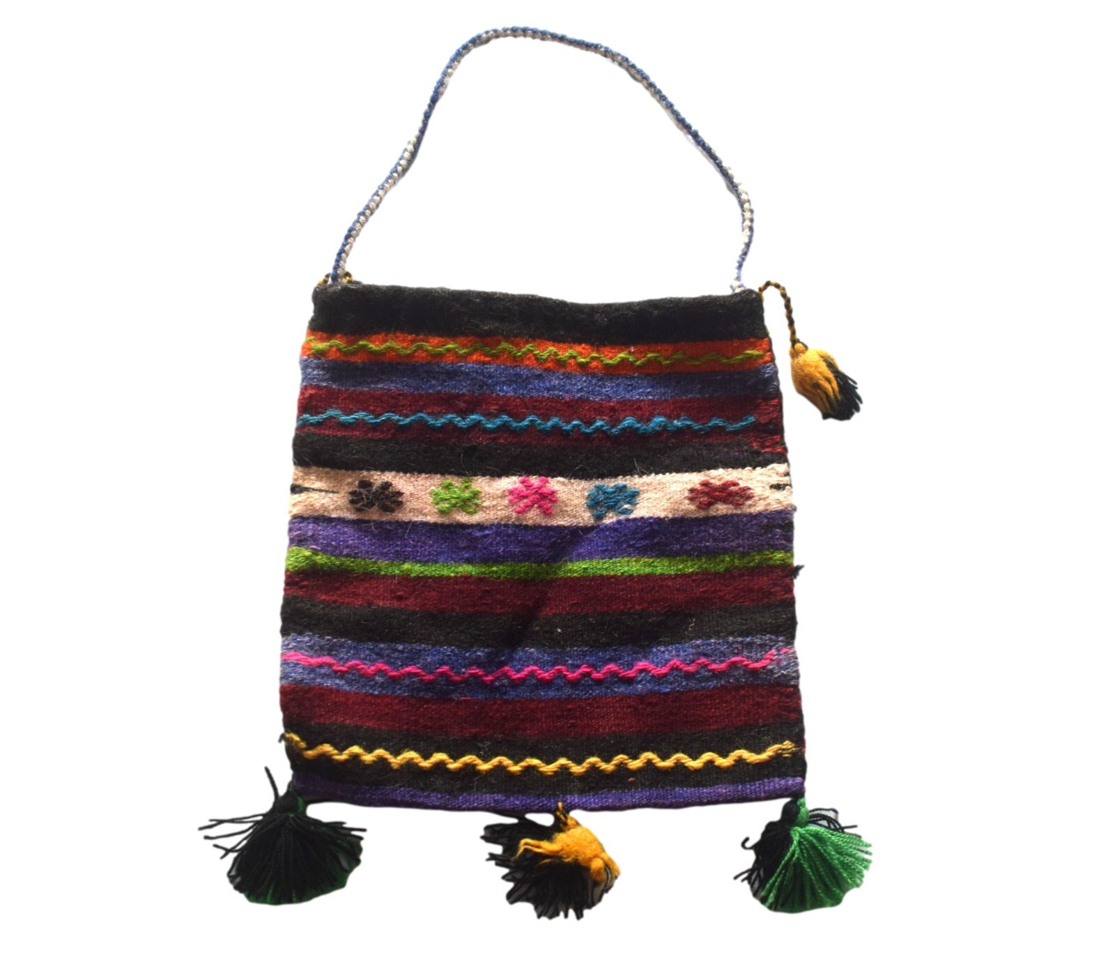 Vintage Shoulder Bag Embroidered Boho Hippy Indie Festival Summer image 2