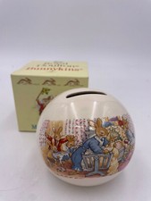 Royal Doulton - Bunnykins - Money Ball Bank Christening 3.5"- CP1051