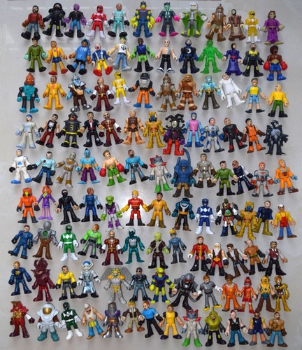Pack Imaginext DC Comics Super Friends Power Ranger Superhero 2.8" Figure Toys