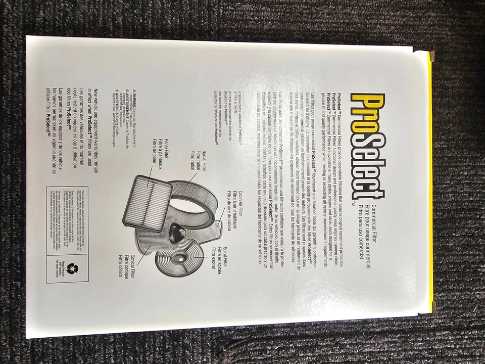 (QTY 6) NAPA ProSelect синтетический воздушный фильтр 29018 для Jeep Wrangler 2007-2017 - Изображение 4 из 4