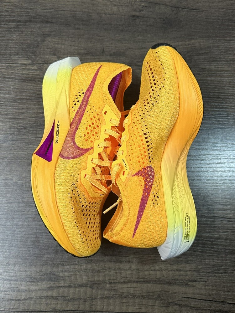 Nike ZoomX Vaporfly Next% 3 Laser Orange Hyper Violet Womens Running Shoes Size 6 DV4130-800