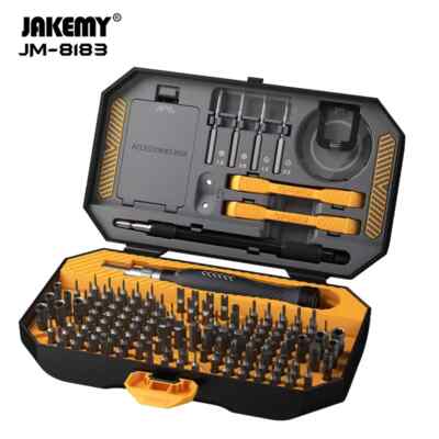JAKEMY 145 in 1 Präzisions Schraubendreher Set mit Zubehör JM-8183