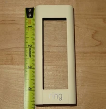 Ring Doorbell Pro Plastic Trim Face Cover Surround Face Plate - Off White