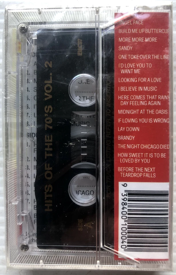 HITS of the 70's Vol. 2 Cassette Tape - BRAND NEW & FACTORY SEALED - Image 2 of 2