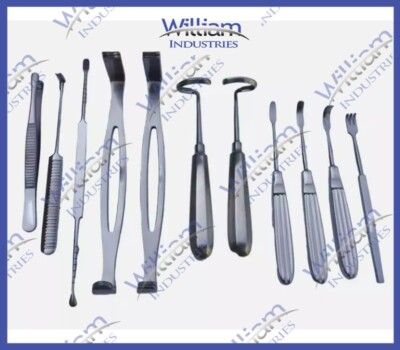 DANIEL GUBISCH RIB HARVEST SET OF 11 Pcs, Plastic Surgery Instruments