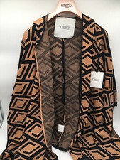 Marken Poncho mit Mütze Cape Überwurf alle Jahreszeiten Einheitsgröße Damen Neu