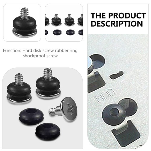 20 Pcs Hard Disk Screw Rubber Ring Computer Screws Kit Drive Repair Electronic - Bild 2 von 12
