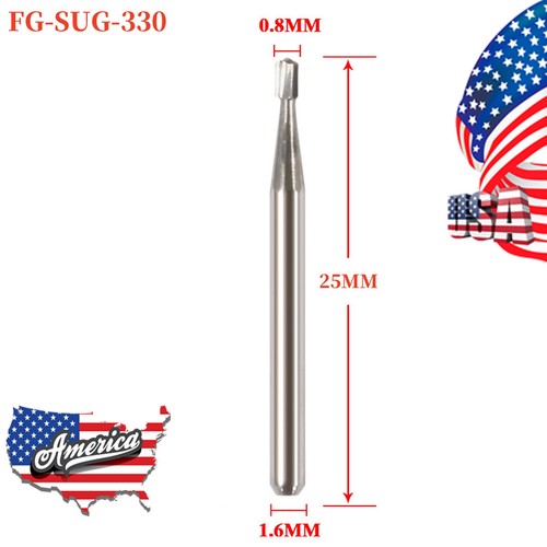 Dental Carbide Burs High Speed FG 19mm / Surgical FGOS FG SL 557 25mm - Picture 233 of 241