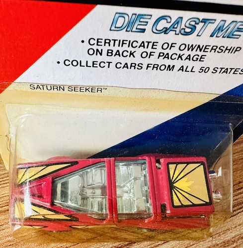 VINTAGE 1981 KENNER FAST 111'S "SATURN SEEKER" DIE CAST NEBRASKA PLATE NEW! - Picture 2 of 4