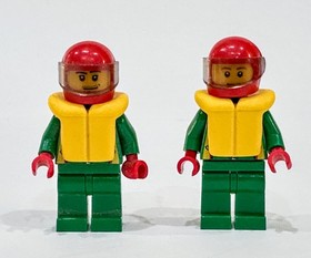 Vintage Lego City Harbor Speedboat 7244 100 % Complete Set w/Instructions