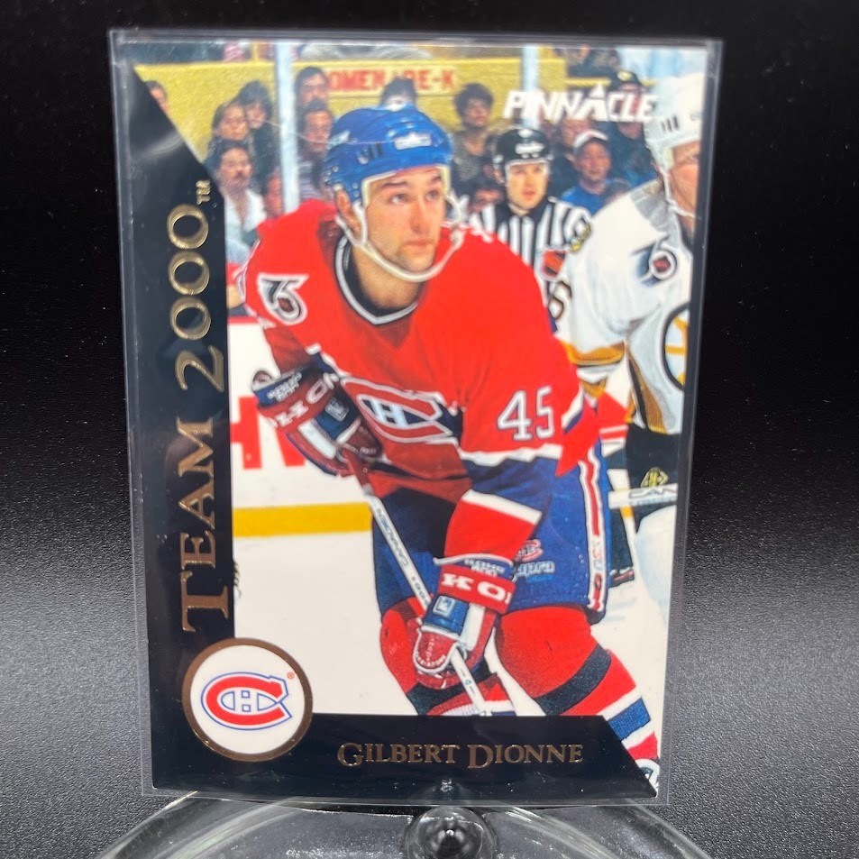 1992 Pinnacle Hockey Team 2000 Gilbert Dionne Montreal Canadians #29 of #30