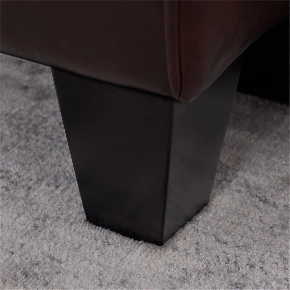 Sofá Loveseat Serta Palisades 61" Brazo de Pista con Fundas Extraíbles Marrón Castaño Foto 4 de 4