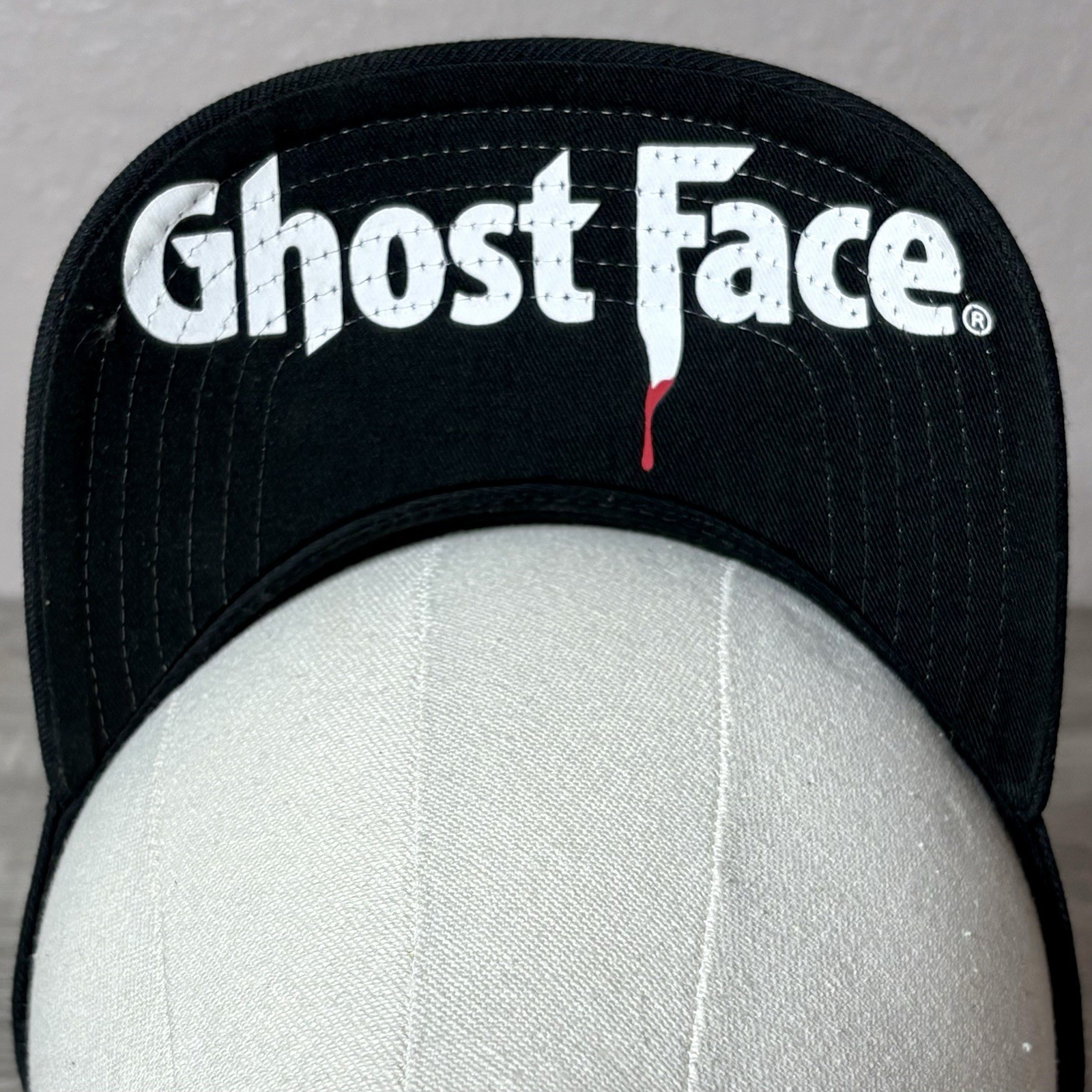 Ghostface Scream Baseball Cap/Hat. SnapBack Black… - image 7