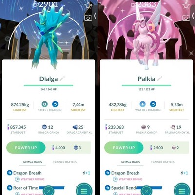 Pokémon Go | Shiny Diagla or Shiny Palkia Special Background Go Tour Kalos 2026 