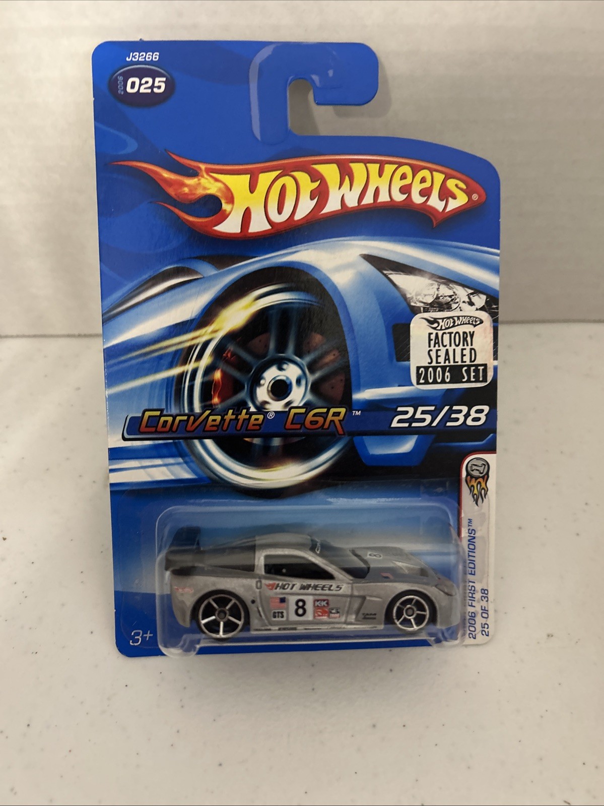 Hot Wheels 2006 First Editions #25/38 Corvette C6R Factory Sealed