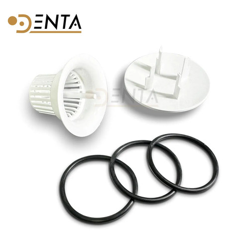 Lavabo a sputo in ceramica acrilica - plastica per sedia dentale collutorio lavabo utensili - Foto 5 di 6