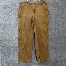 Vintage Men  S Carhartt Double Knee Pants Jeans Distressed Size 34X31 Relaxed