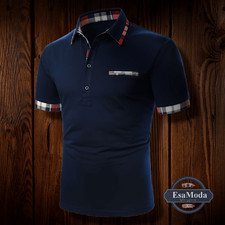 Men Polo Men Shirt Short Sleeve Polo Shirt