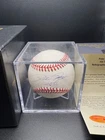 Pete Rose Signed Baseball Reggie Jackson COA hit total inscription