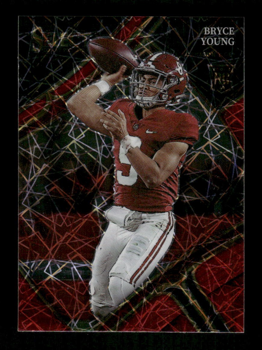 2023 Panini Select Draft Picks #101 Bryce Young Red Lazer Prizm