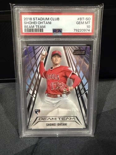 SHOHEI OHTANI 2018 TOPPS STADIUM CLUB BEAM TEAM #BT-SO 📈 PSA 10 💎 GEM MINT 🔥