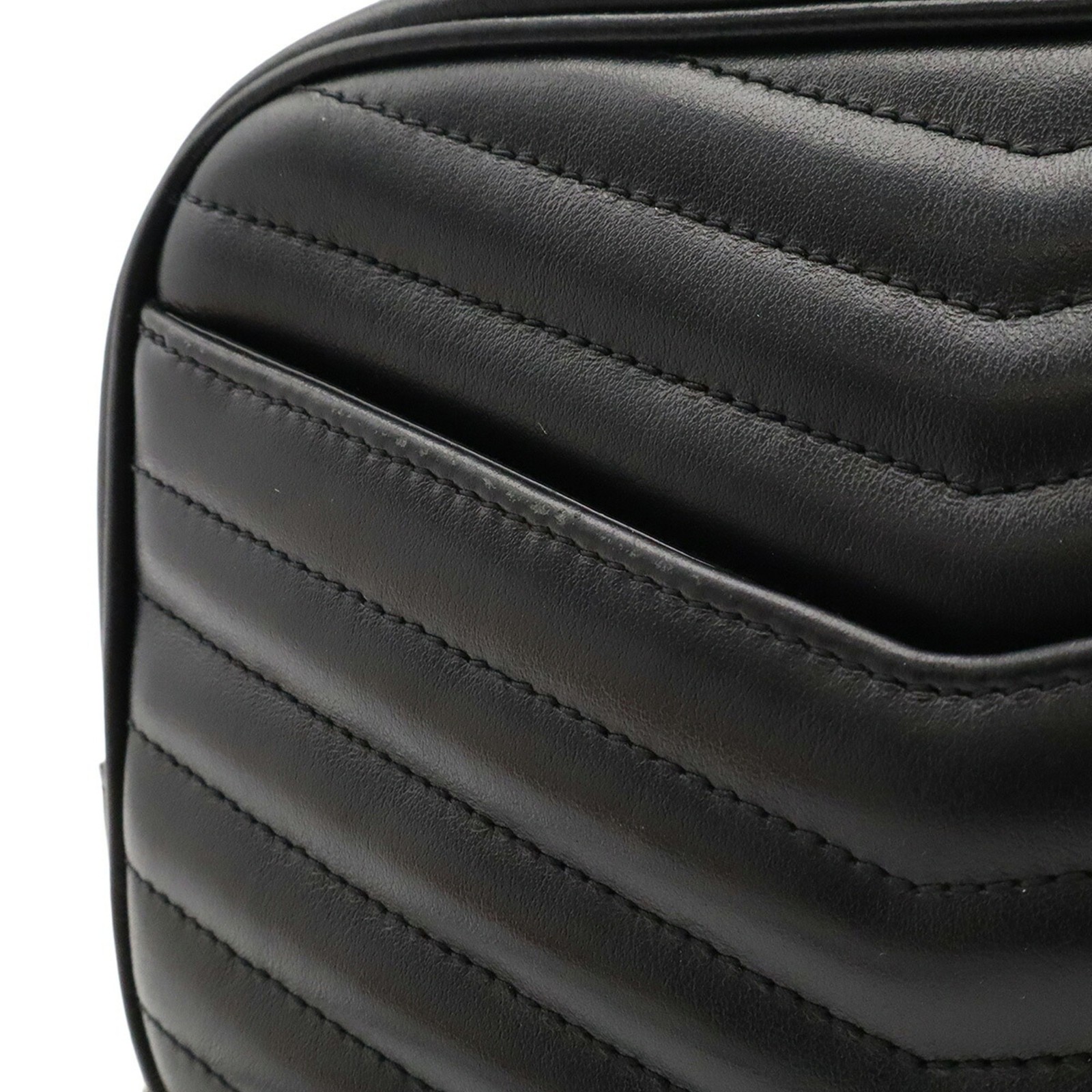 SAINT LAURENT PARIS Yves Saint Laurent YSL Lou Camera Bag Chain Sh... GZl1jymb image 8