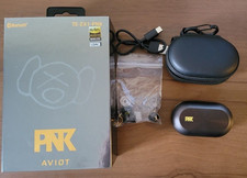 AVIOT TE-ZX1-PNK Hi-Res Wireless Earphones Tribrid 5 Driver System Used