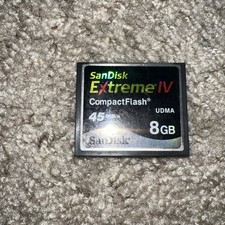 1pcs 8gb Sandisk Extreme IV Compact flash memory CF I DSLR Nikon Canon 45 MB/S