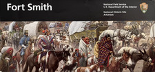 Vintage 2011 FORT SMITH NHS - AR NATIONAL PARK SERVICE UNIGRID BROCHURE/MAP