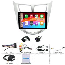 For Hyundai Accent 2012-2017 Apple Carplay Android 15 Car Stereo Radio GPS 4 64G