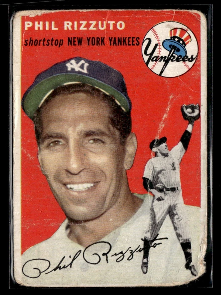20 世纪 50 年代 Topps 棒球卡套装 (20) 名人堂 Rizzuto Cepeda Roberts! * 低等级* — 第 3/4 张图片