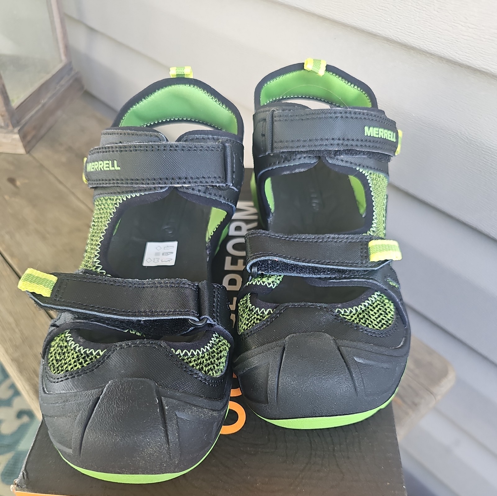 Sandali Merrell Ragazzo Tg 7M Hydro Rapid Nero Verde 