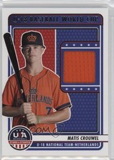 2023 Panini USA Baseball Stars & Stripes Matis Crouwel #U18-MC 14lt