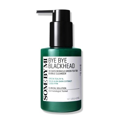Bye Bye Blackhead 30 Days Miracle Green Tea Tox Bubble Cleanser   4.23oz, 120...