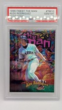 1998 Topps Finest - The Man Alex Rodriguez W/Coating #TM10 /500 POP 2