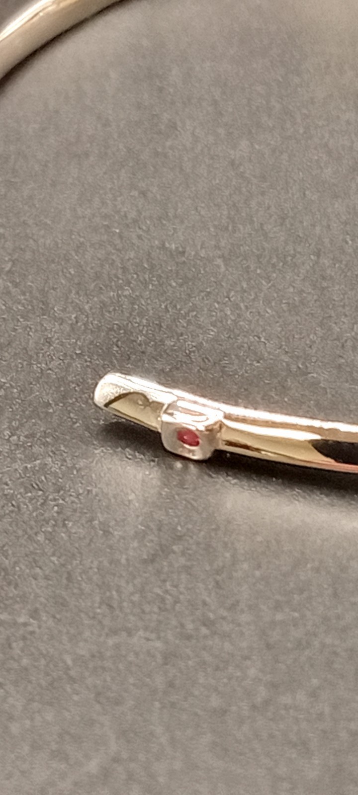 925 Sterling Silver Elle Ruby Twist Bracelet Ring… - image 15